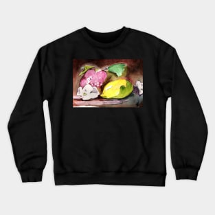 Fruit~ Lemon, strawberry, flower Crewneck Sweatshirt